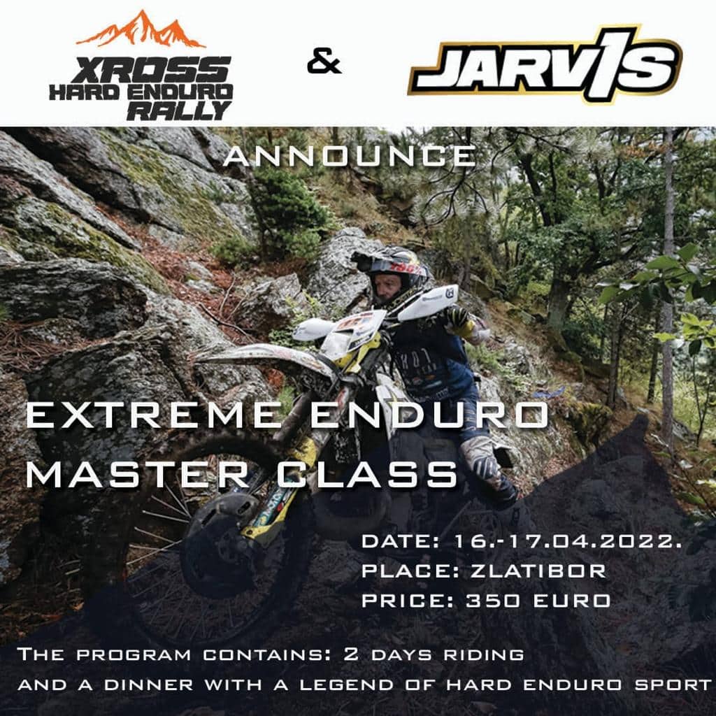 SIGN UP FOR EXTREME ENDURO MASTER CLASS WITH JARVIS
